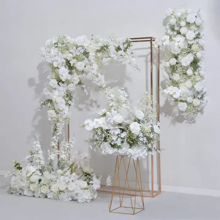 Guirxiété d'hortensia rose angiflower pour mariage, toile de fond, décor de table et affrontements, 