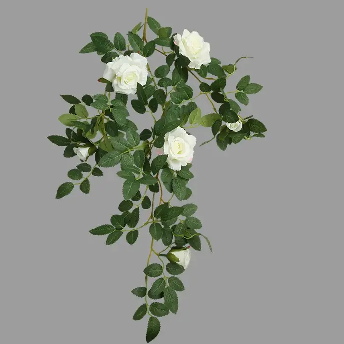 Rose vigne artificielle plante verte rotin maison jardin déco arbre de noël accessoires bricolage fo