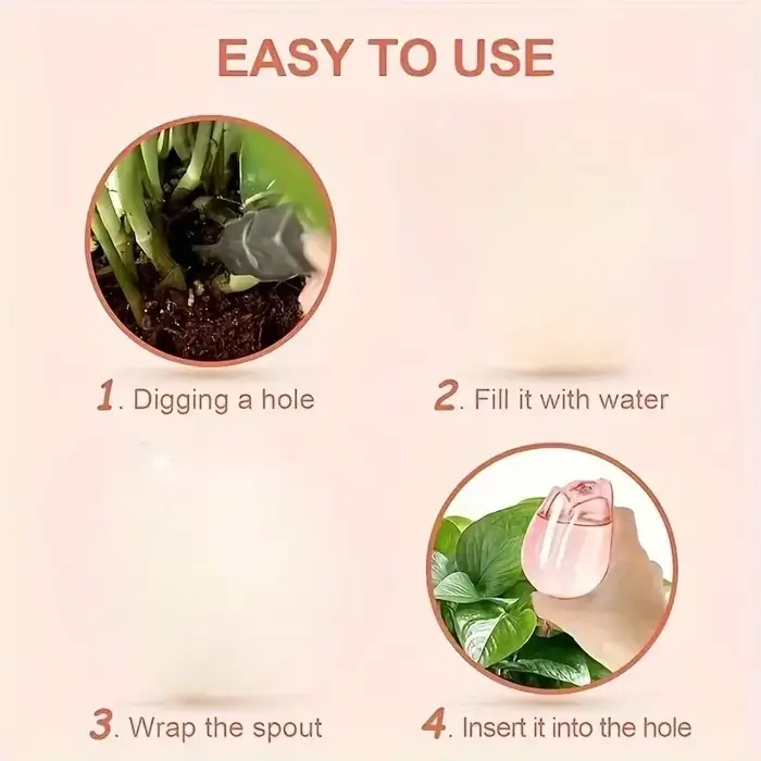 Globes d'arrosage tulipes pour plantes – Système