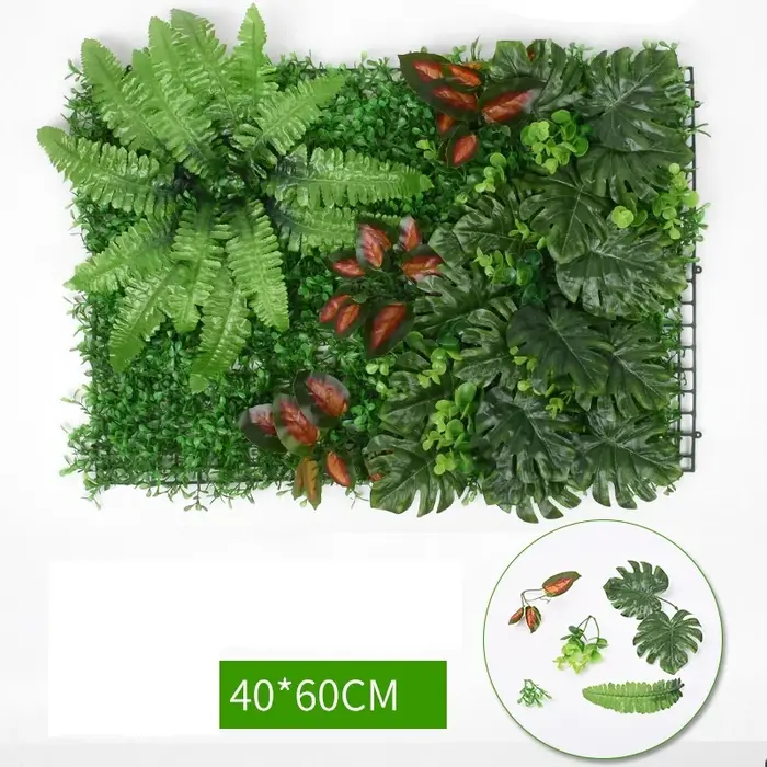 40*60 cm pivoine artificielle plantes de forêt murs auditorium décoratif Simulation plante verte mur bricolage jardin balcon décoration