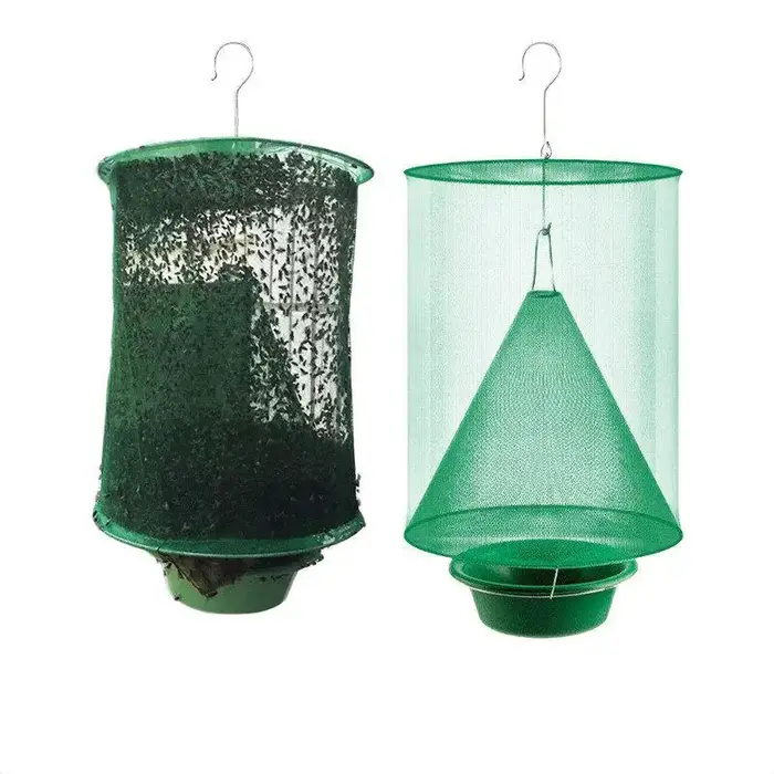 Piège à mouches suspendu avec maille verte durable