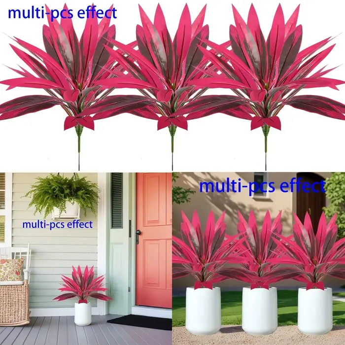 Plante artificielle tropicale de 21 pouces de haut