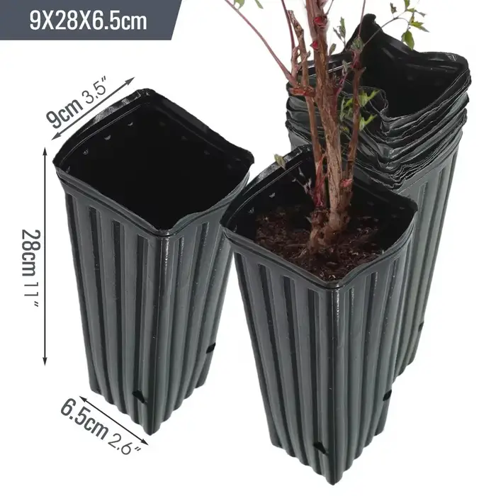 Pot d'arbre carré avec trous de Drainage
