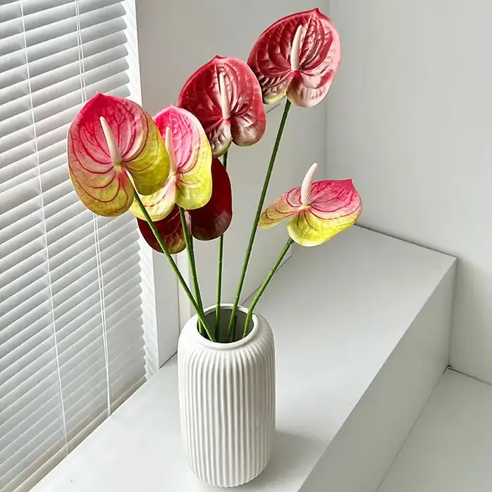 Fleur d'Anthurium Artificielle 62 cm