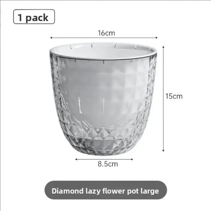 Jardinière paresseuse en plastique Transparent pour radis vert