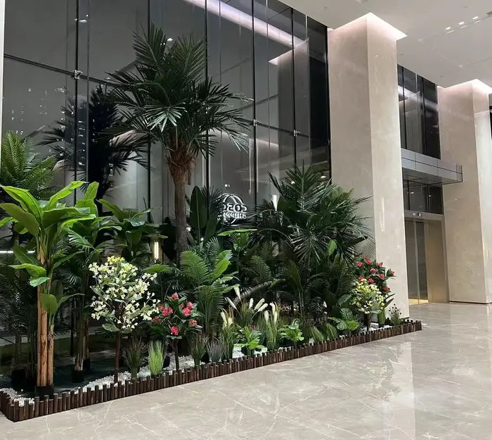 Simulation de plante verte