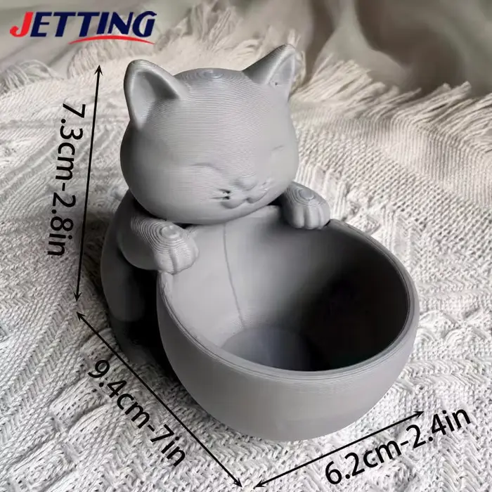 Pot en forme de chat avec trous de Drainage