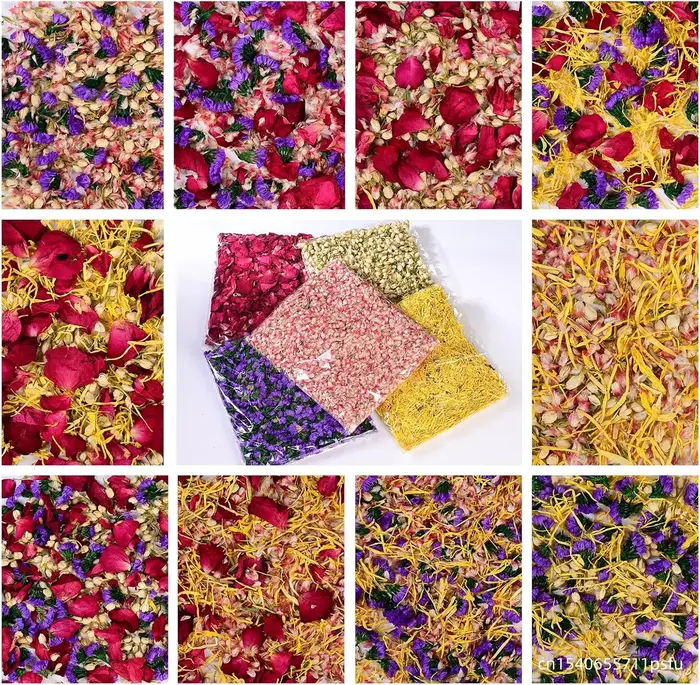 34 choix gratuits! Fleurs séchées biologiques