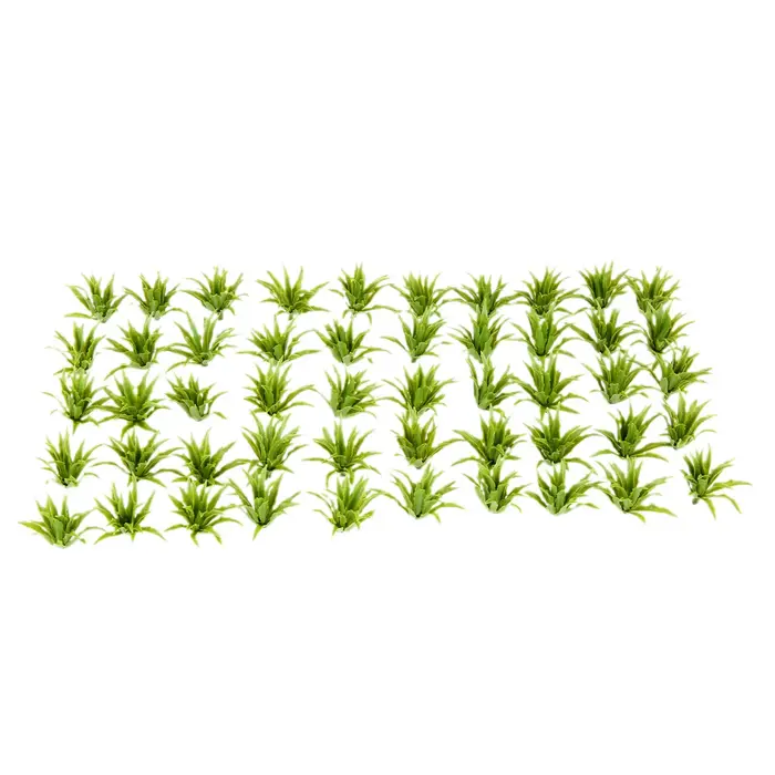 50pcs arbustes verts modèle de buisson plantes artificielles chemin de fer jeu de guerre parc Diorama paysage HO 3.5 cm