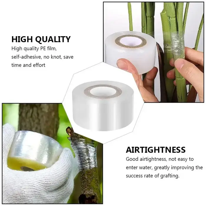 Ruban de greffage auto-adhésif extensible pour arbres fruitiers