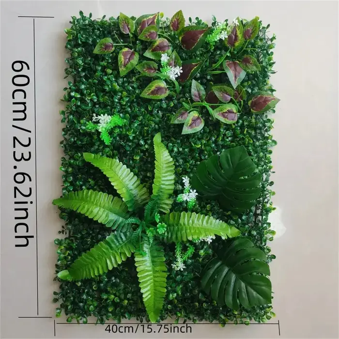 Panneaux muraux de plantes vertes artificielles