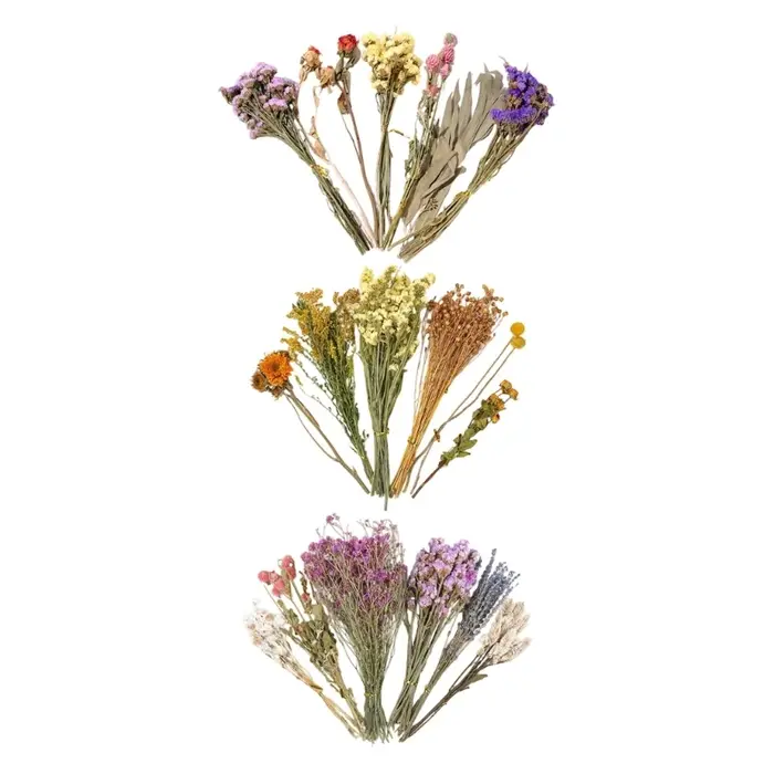 Ensemble cadeau literie florale séchée