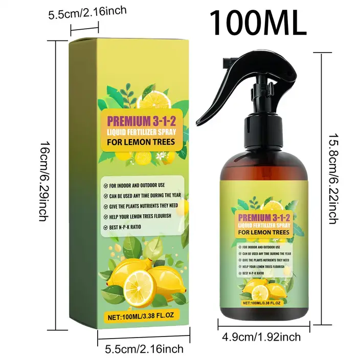 Engrais liquide biologique 100 ml pour feuilles de citronniers