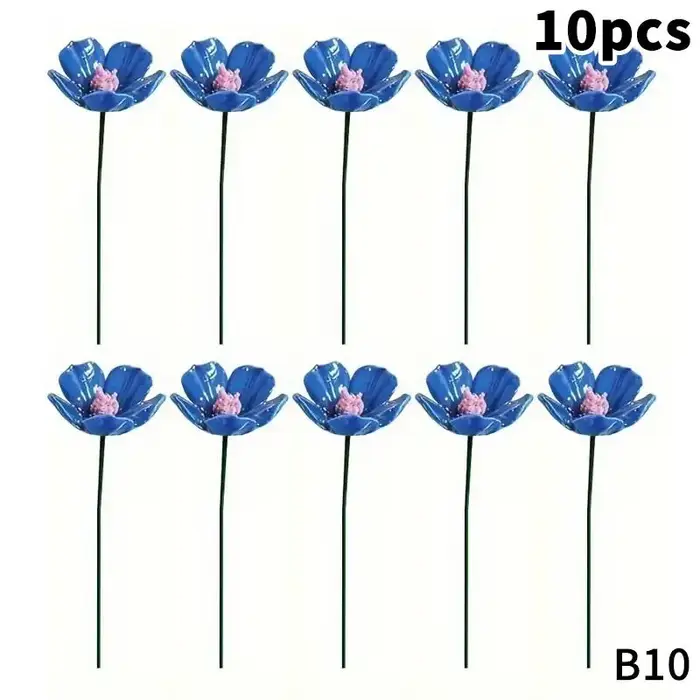 6/8/10 pièces de fleurs éternelles en céramique artisanales