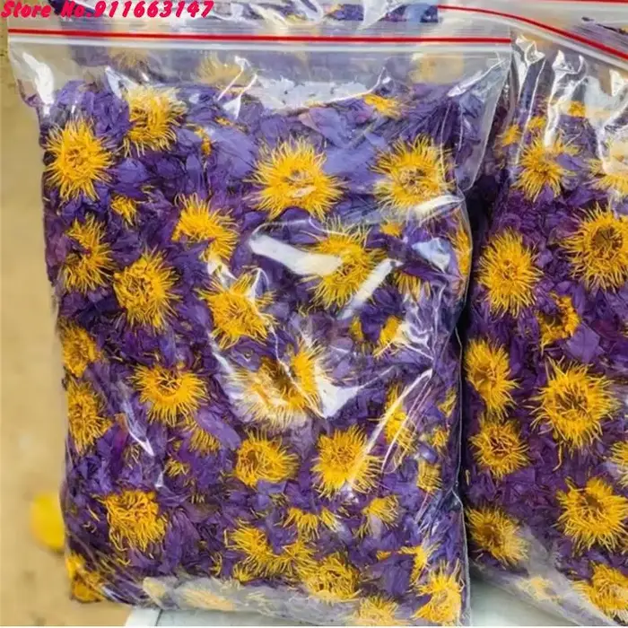 Fleurs de lotus séchées aromatiques naturelles - Matériel artisanal pour la fabrication de savon/bou
