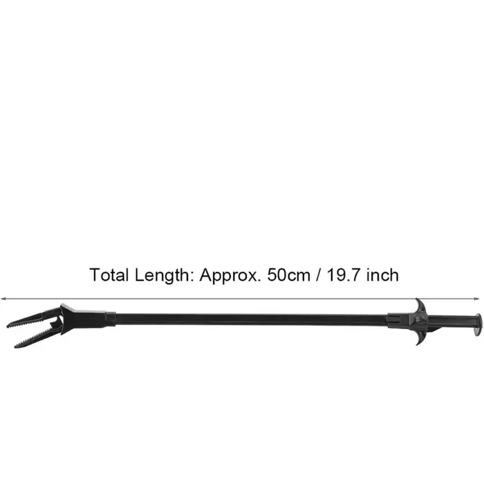 Pince à plantes d'aquarium à long manche de 50 cm, idéale pour la culture de plantes aquatiques, l'élimination des algues, l'alimentation ; outils de nettoyage pour aquarium.
