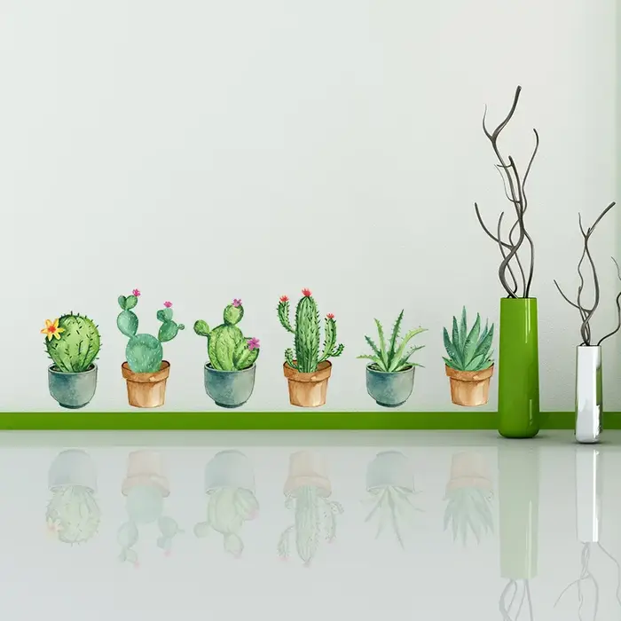 Ensemble de pots de fleurs en Pot de Cactus