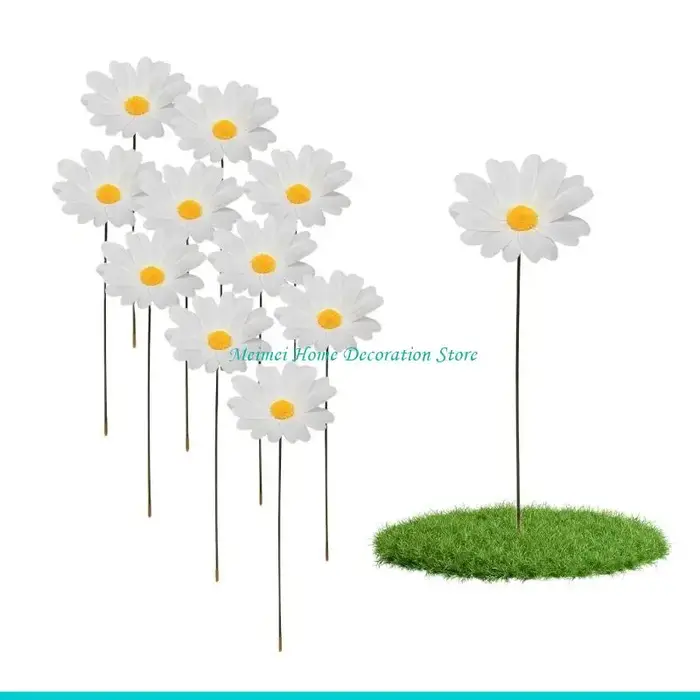 H7BF – identifiant piquet jardin artisanal, respirant, avec tissu en fibres naturelles cadre antirou