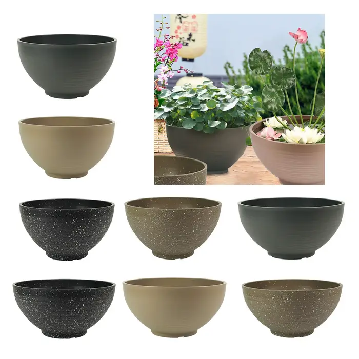 Pot de fleurs créatif pour jardin, décoration, pot pour plantes aquatiques