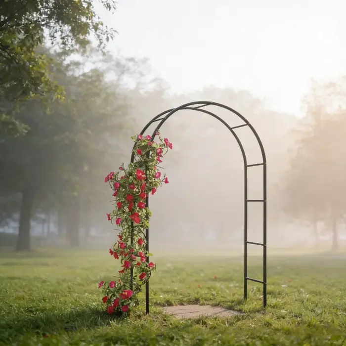 Arche de support pour plantes grimpantes d'extérieur