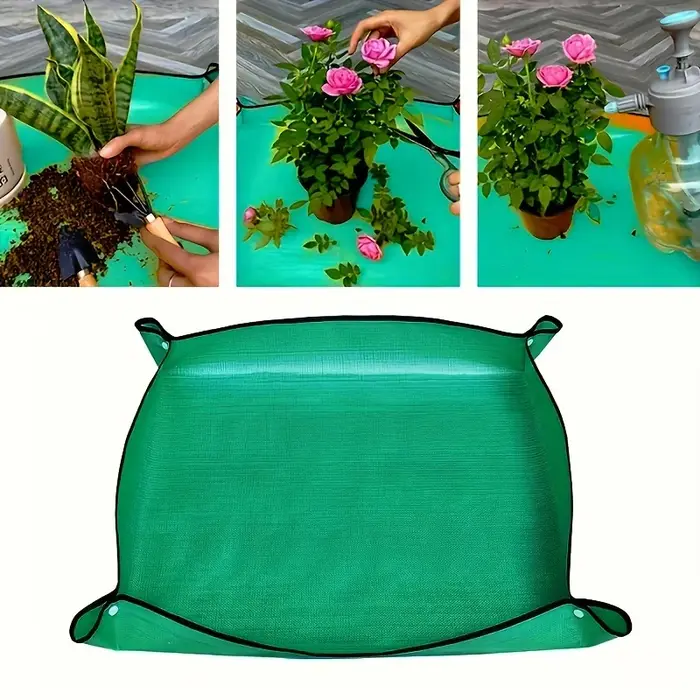 1pc plantation Ma jardinage Pot Pad pliable jardin plante Pot de fleur transplantation tapis imperméables