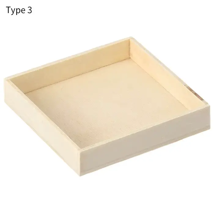 Boîte de rangement en bois pour pot de fleurs, support de bonsaï, présentoir à bijoux, palette de bu