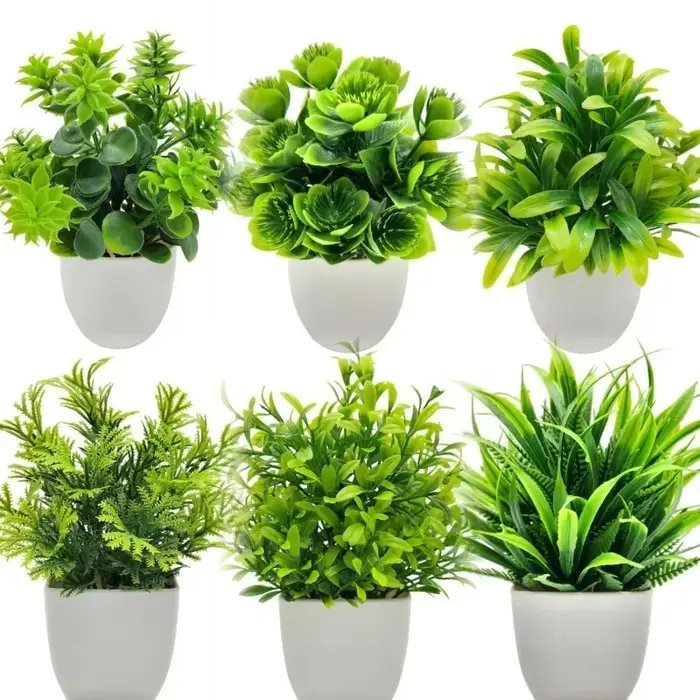 Plante artificielle avec Pot en plastique
