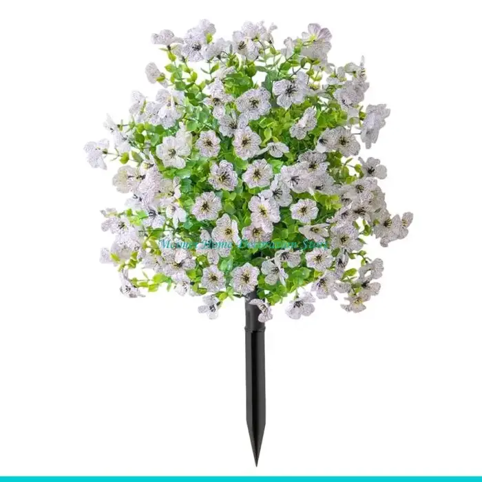 H7BF – plante à fleurs artificielles avec piquet