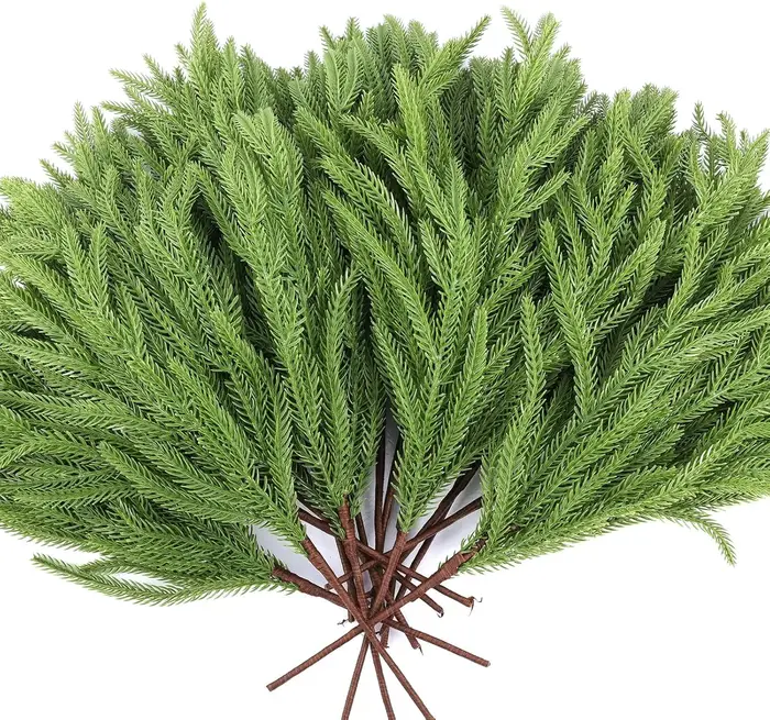 Tube unique Plantes Artificielles Aiguilles De Pin De Noël Haute Qualité Design Décor Maison Festive