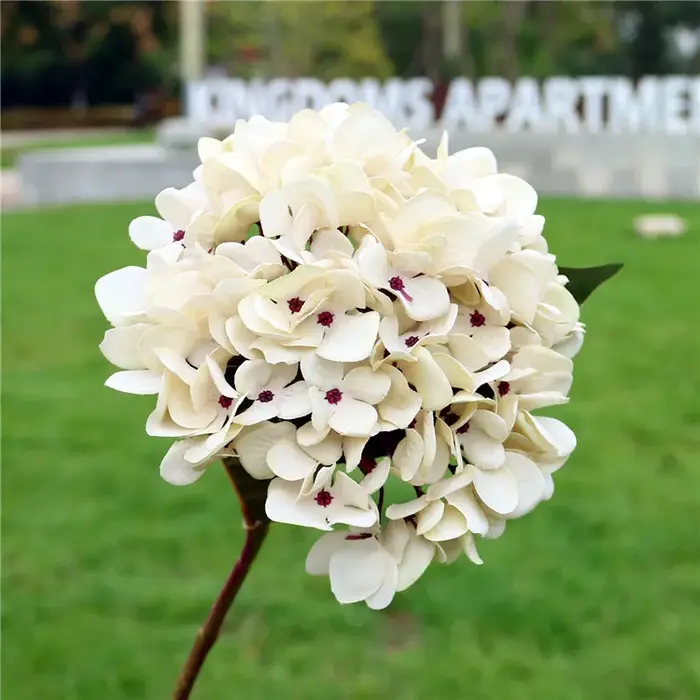 Fleurs artificielles hortensia mur de mariage maison festival décorations cuisine accessoire bricola