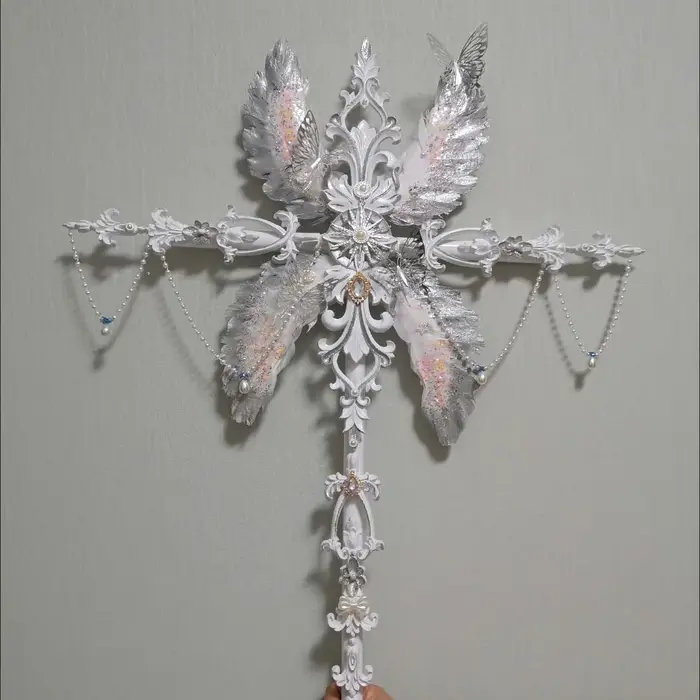 Appliques florales en bois pour meubles