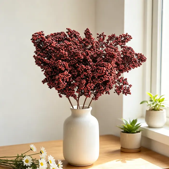 Plante artificielle de fleurs de hiver