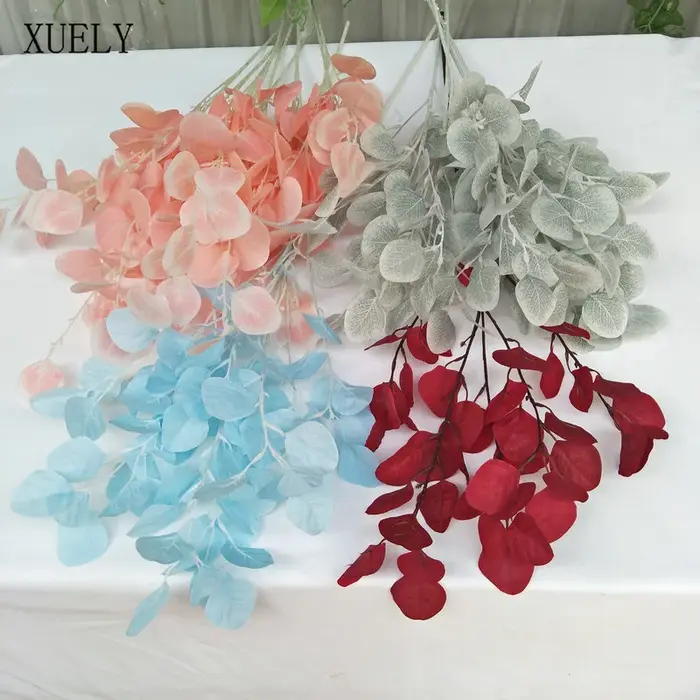 Feuilles d'abricot artificielles vertes