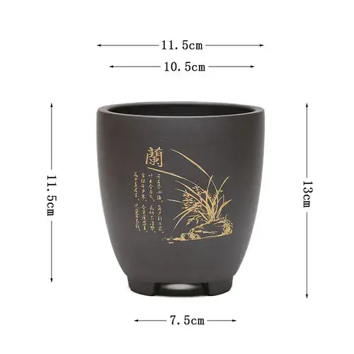 Pot de fleurs de sable violet pour plantes succulentes