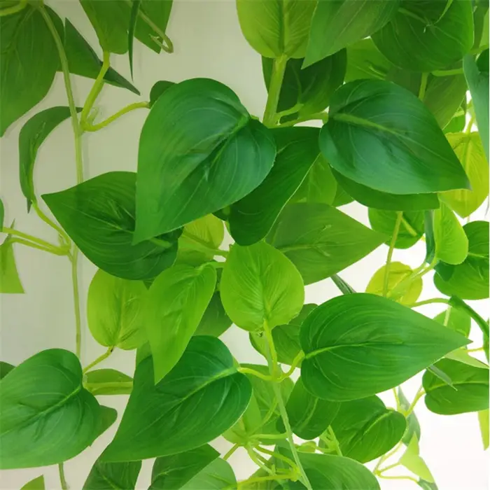10 pièces plantes suspendues artificielles faux Scindapsus lierre feuilles de vigne mur maison chambre Patio intérieur extérieur décor 1 M/39 pouces en gros XB