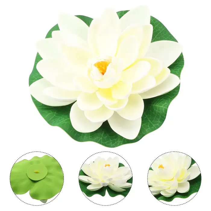 Lotus flottant en plastique