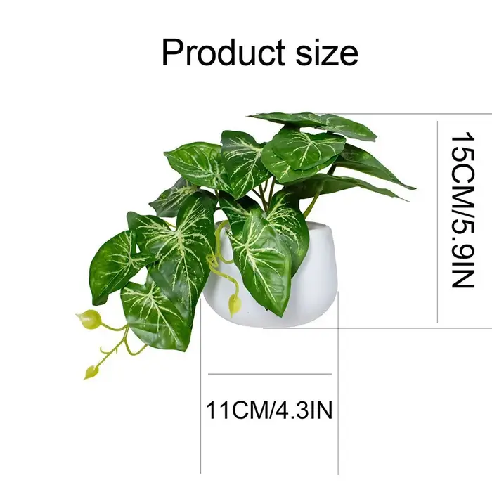 1 pièce, plante artificielle en pot