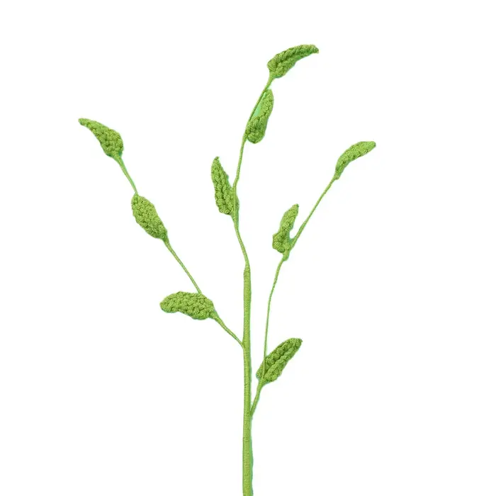 Lingfeng herbe Crochet plante tricot fleur Bouquet décor