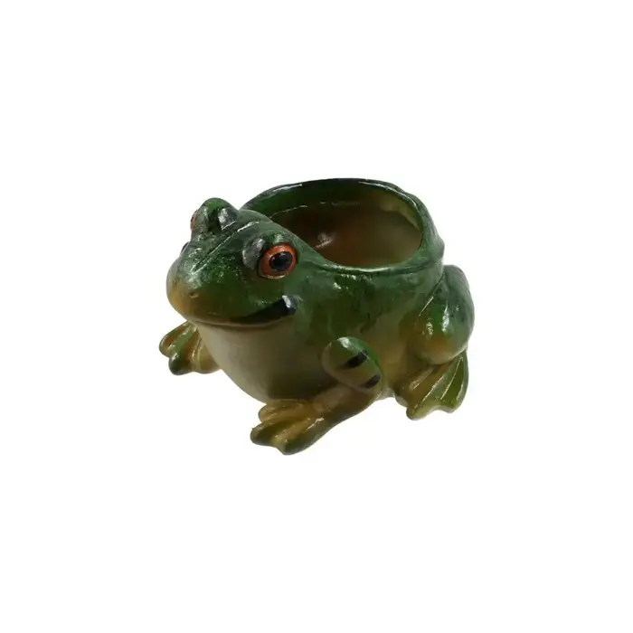 Pots à plantes succulentes en résine en forme de grenouille, épaissis, mignons, réalistes et respirants pour jardin