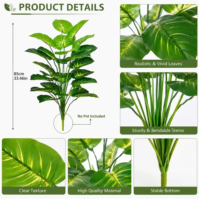 Plantes tropicales artificielles de 85 cm
