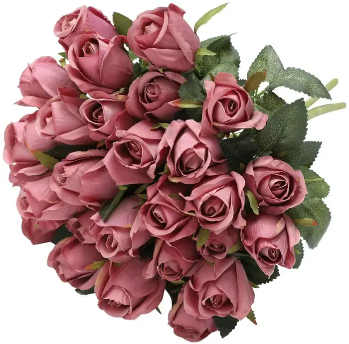 Bouquet de roses artificielles