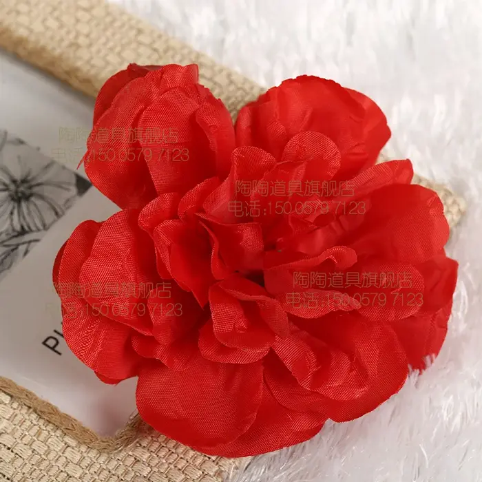 Nouveau lot de 50 têtes de fleurs artificielles Dahlia Rose pour décoration de mariage et de fête