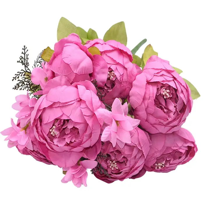 Bouquet de Fausses Fleurs en Soie