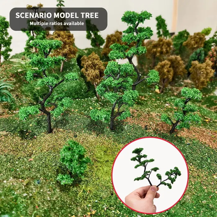 Plantes de Simulation d'arbres verts miniatures de 4 à 12cm