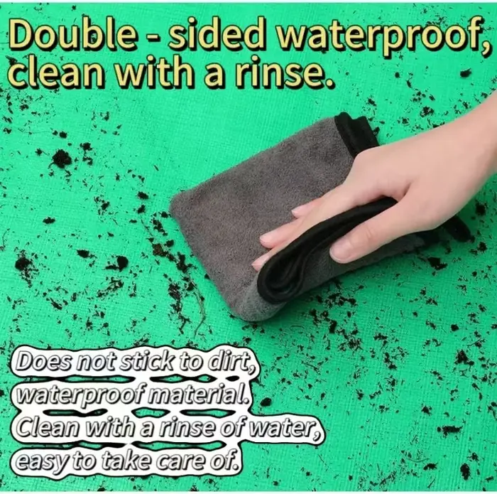 Tapis de jardinage carré pour plantes
