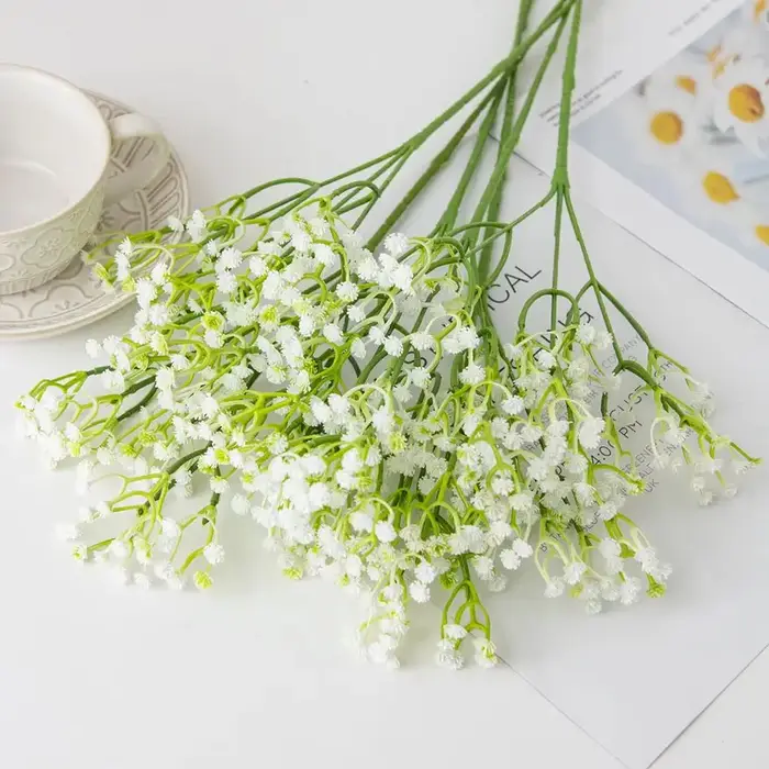 Babysbreath Bouque Fleurs Artificielles Pour Le Mariage mariée bouquet Accueil vase De Noël Guirlande Décoration