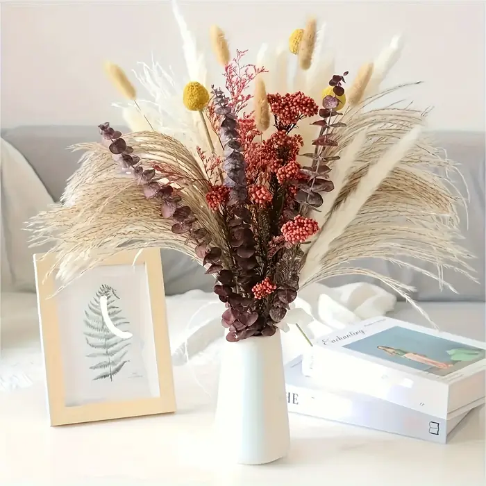 Bouquet de fleurs séchées naturelles