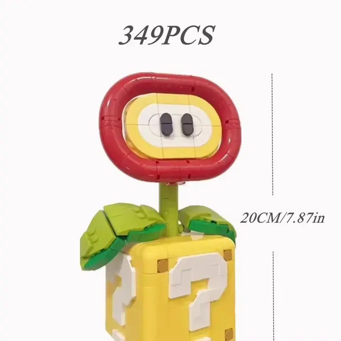 MOC-Tree FlowerPotted Chomper Bouquet Model Gift Set Perpetual Decoration Supers Brother Game Plant