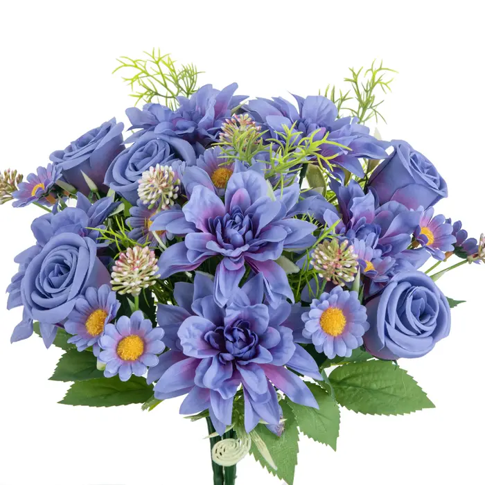 Soie Fleurs Artificielles Dahlia Rose de Haute Qualité Festival Couronne De Mariage Maison Chambre Jardin Cour Décor Bouquet De Mariée Arc DiyGift