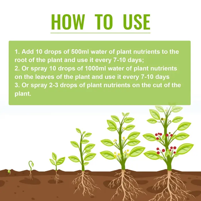 MOONSPRY Nutriments pour plantes Agent d'enracinement